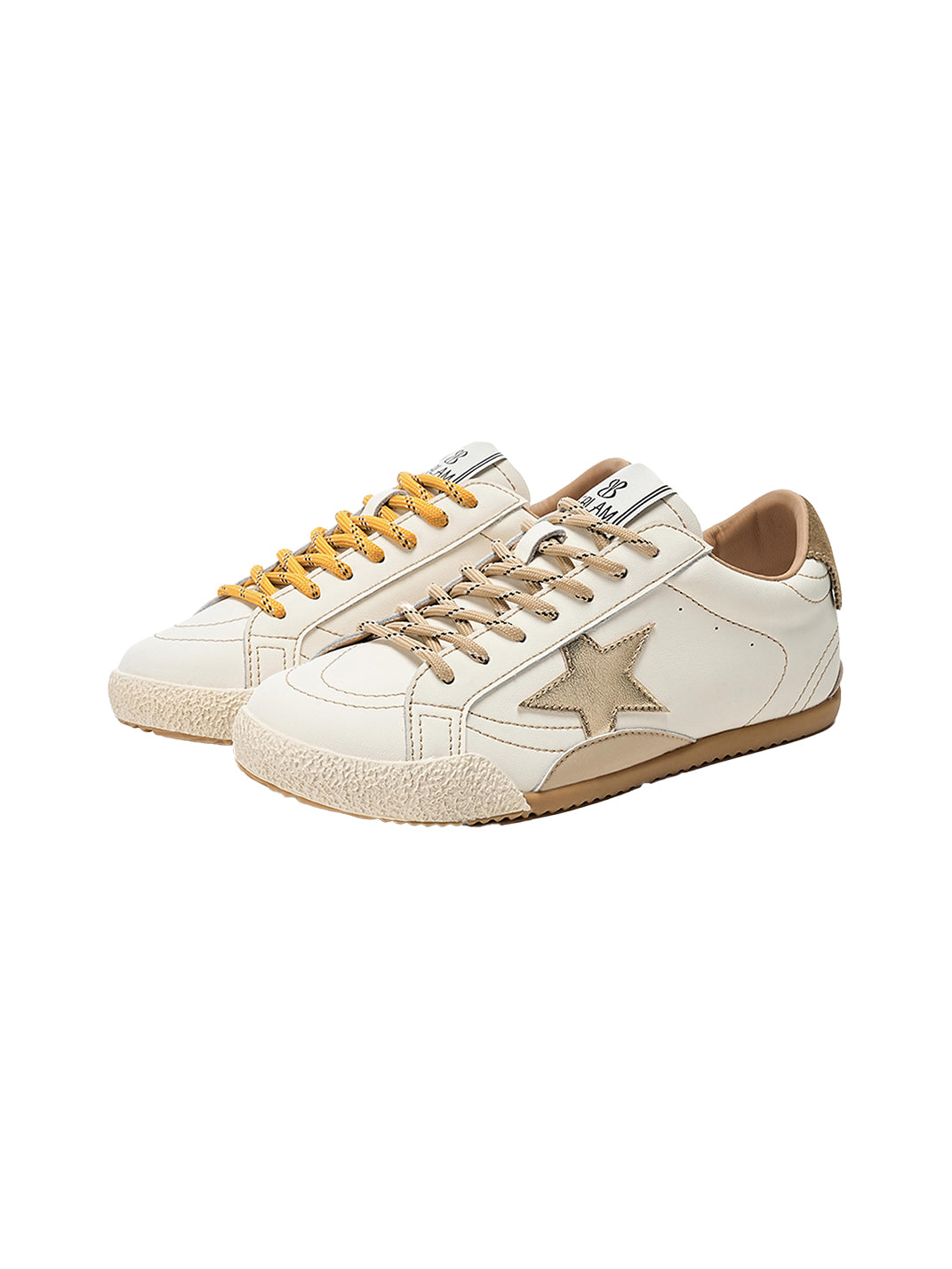 EBLAN | Star Retro Trainer With Unmatched Laces - PSYLOS 1, EBLAN | Star Retro Trainer With Unmatched Laces, Racing Trainers, EBLAN, PSYLOS 1